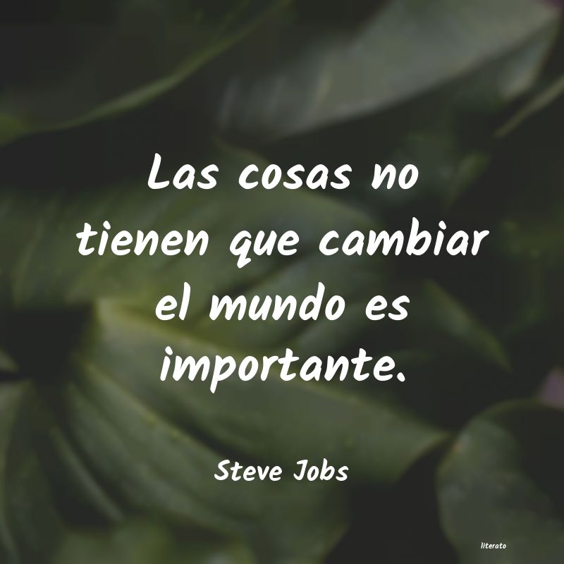 frases de Steve Jobs