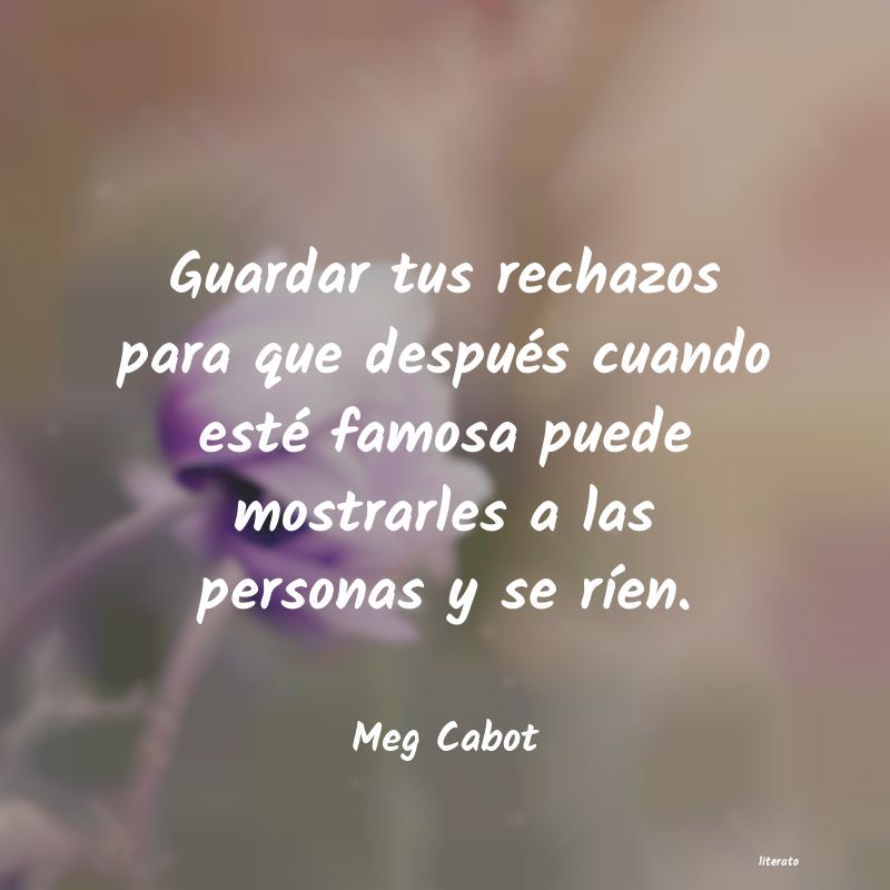 frases de Meg Cabot