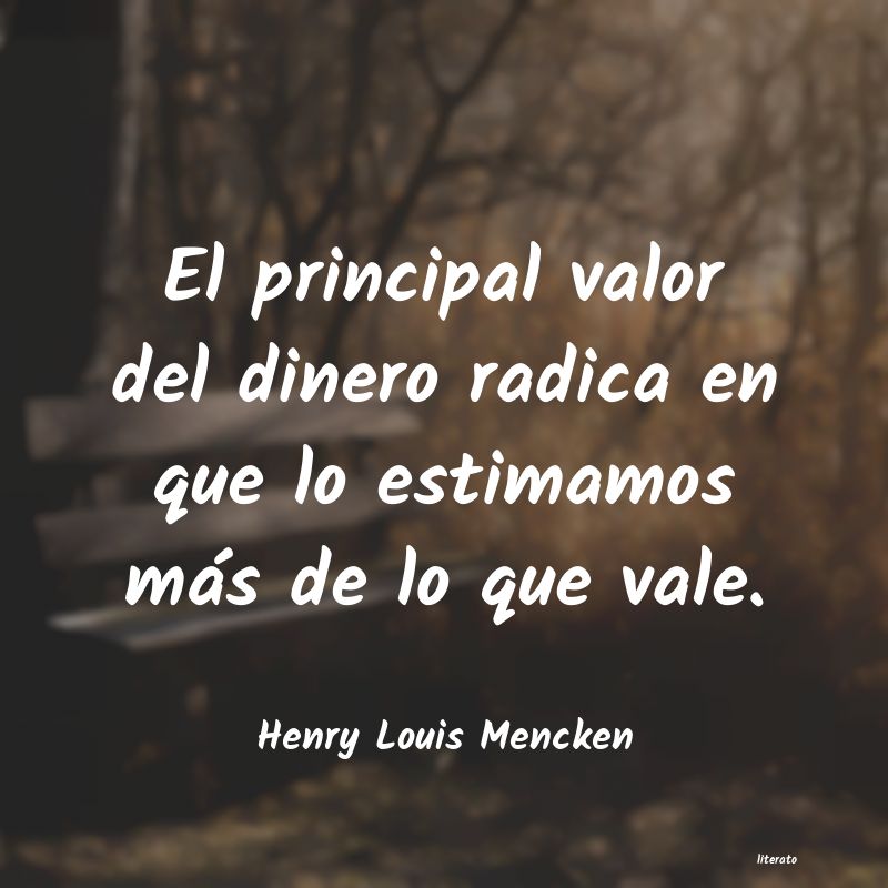frases de Henry Louis Mencken