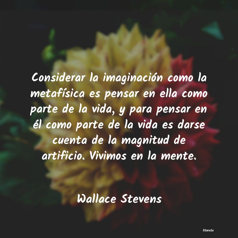 Frases de Wallace Stevens