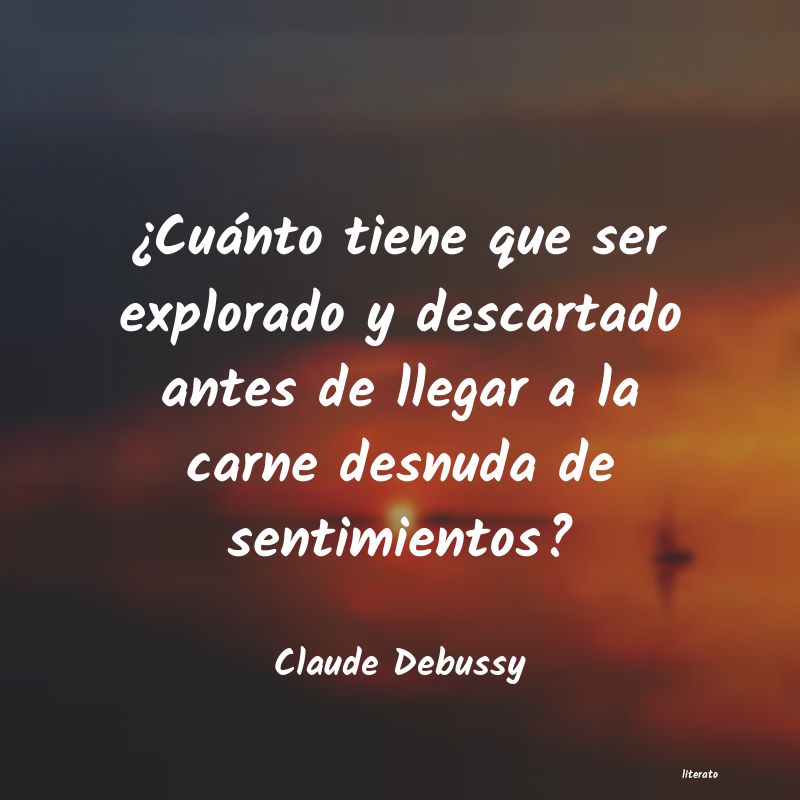 frases de Claude Debussy