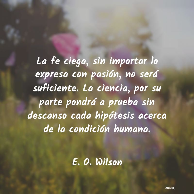 Frases de E. O. Wilson
