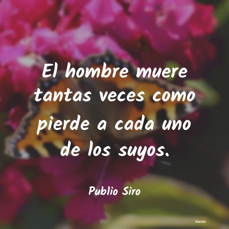 frases de Publio Siro
