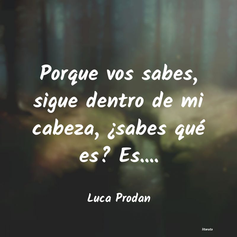 frases de Luca Prodan