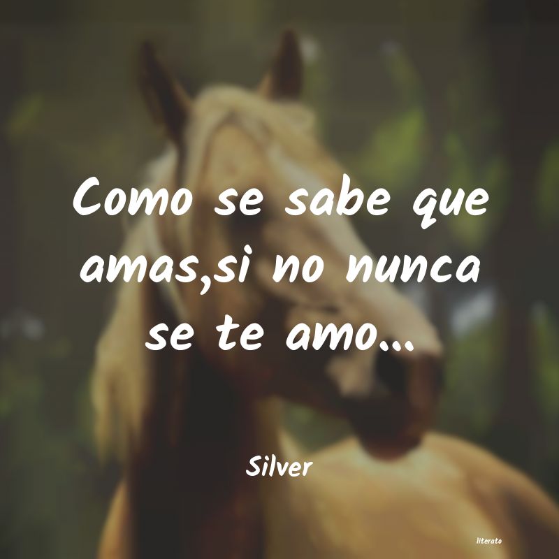 Frases de Silver