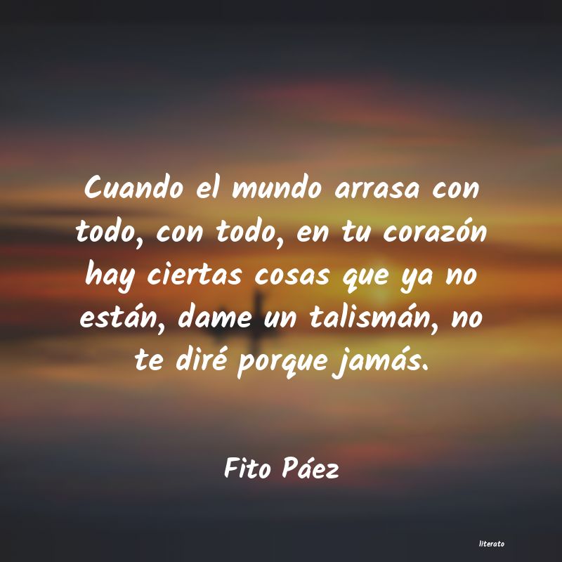 Frases de Fito Páez