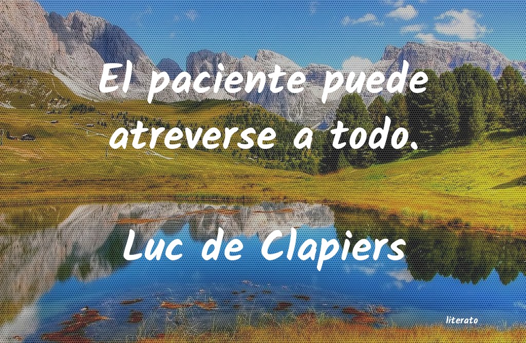 Frases de Luc de Clapiers