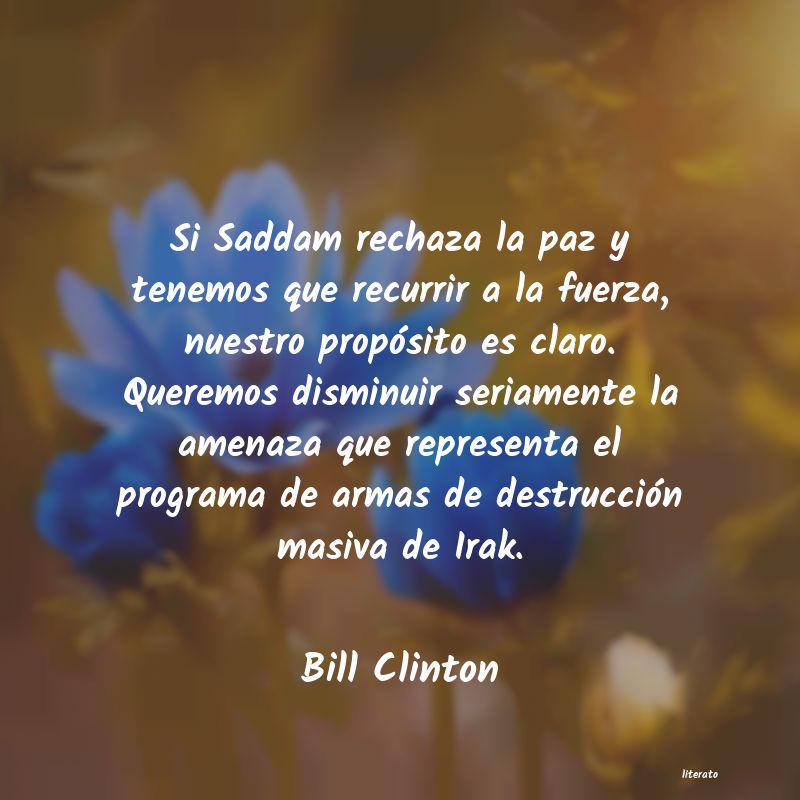 frases de Bill Clinton