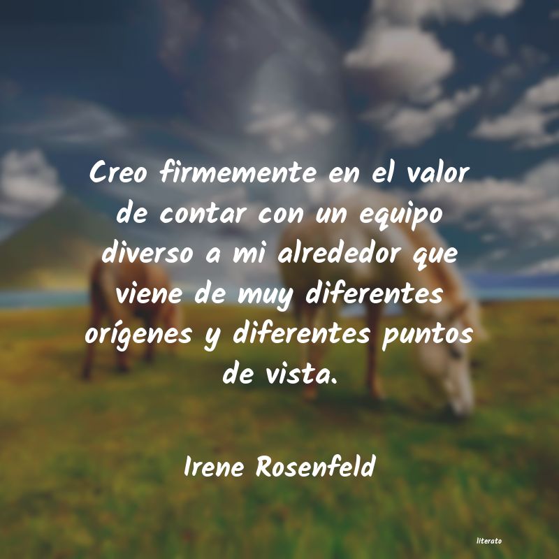 Frases de Irene Rosenfeld