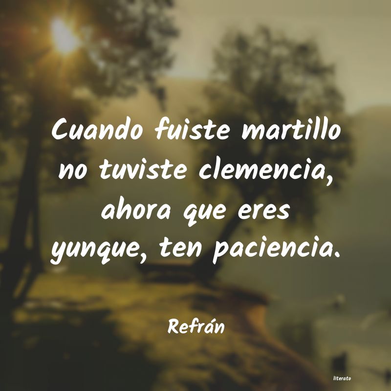 Frases de Refrán