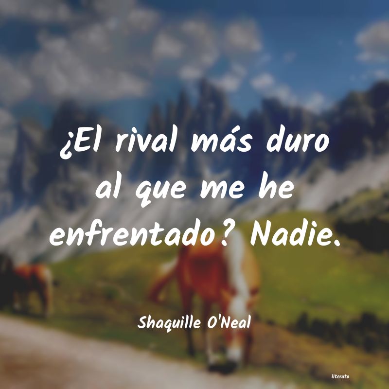 frases de Shaquille O'Neal