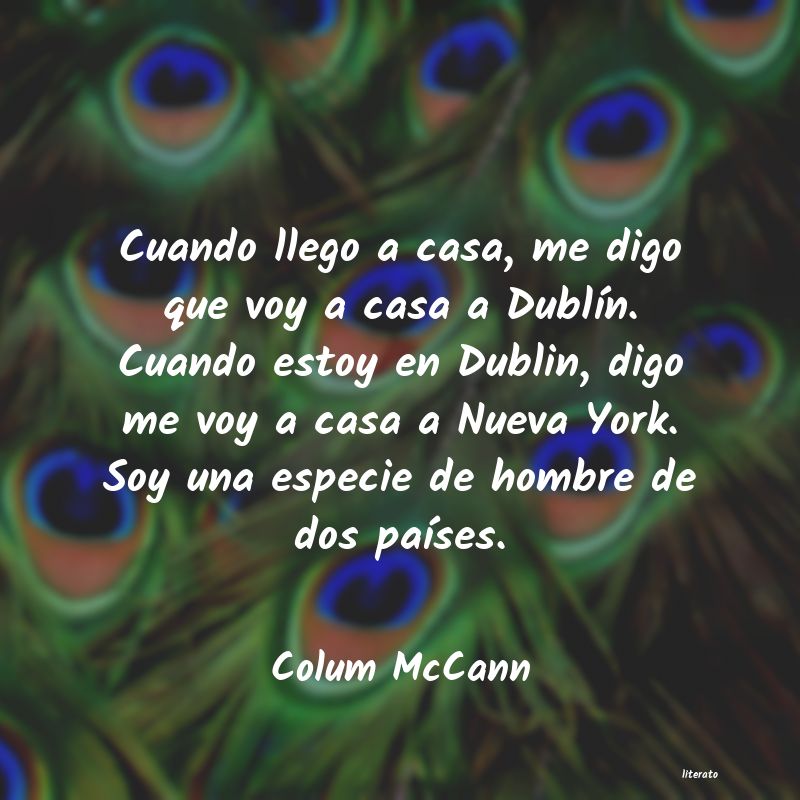 frases de Colum McCann