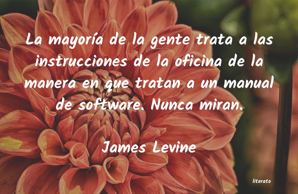 Frases de James Levine