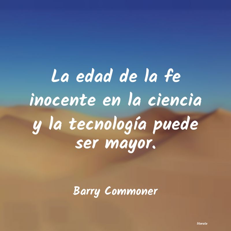 Frases de Barry Commoner