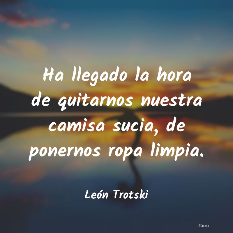frases de León Trotski