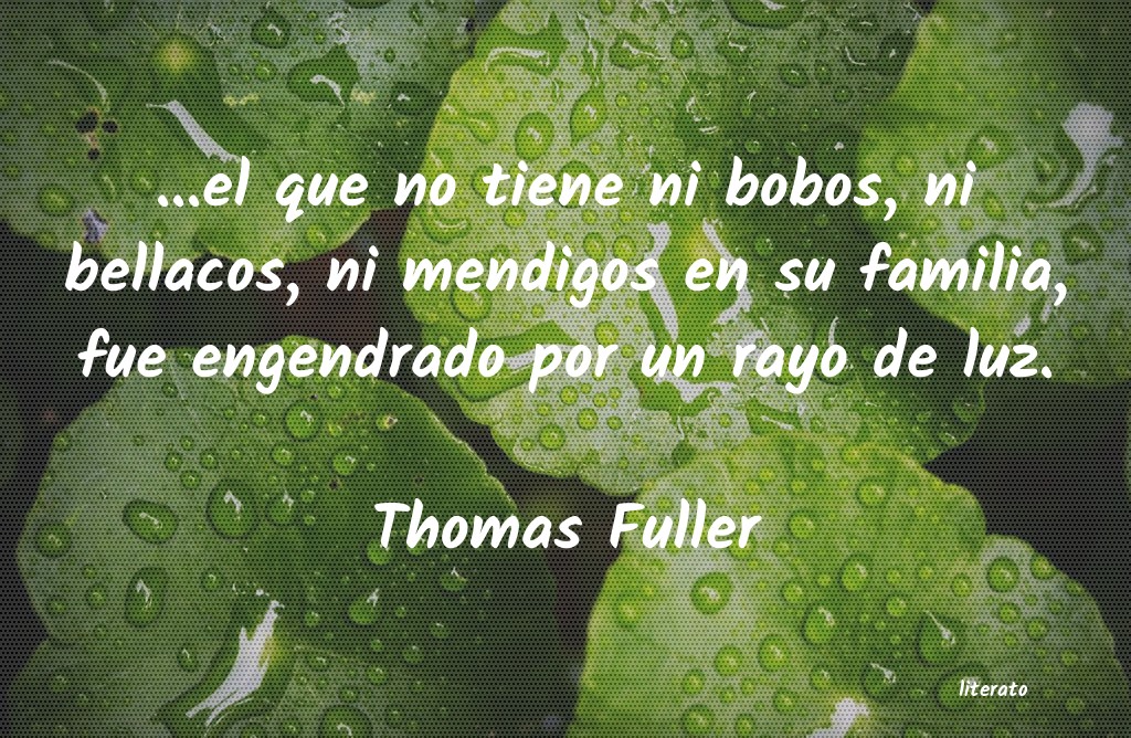 Frases de Thomas Fuller