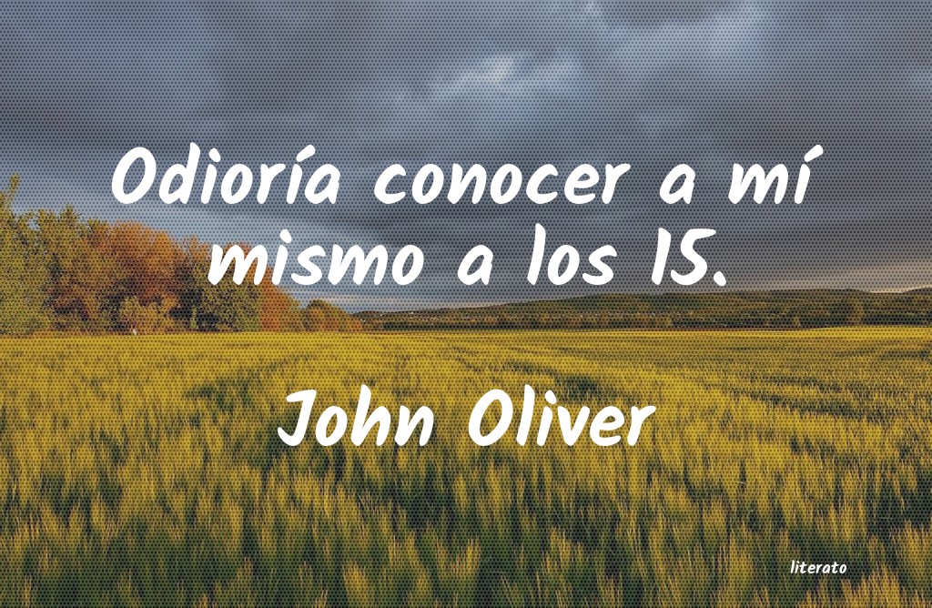 frases de John Oliver