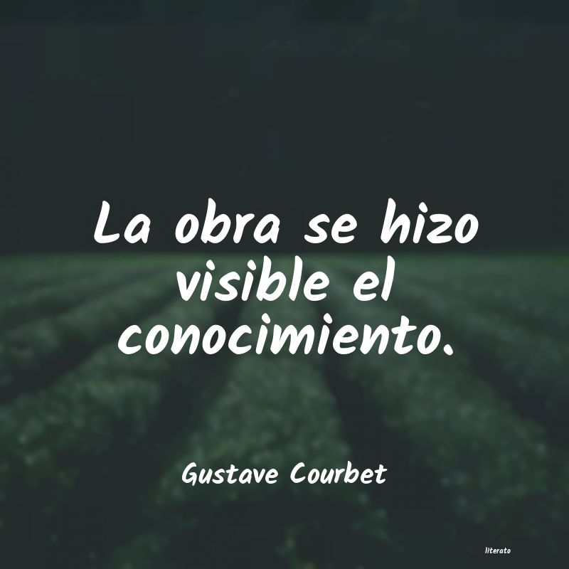 frases de Gustave Courbet