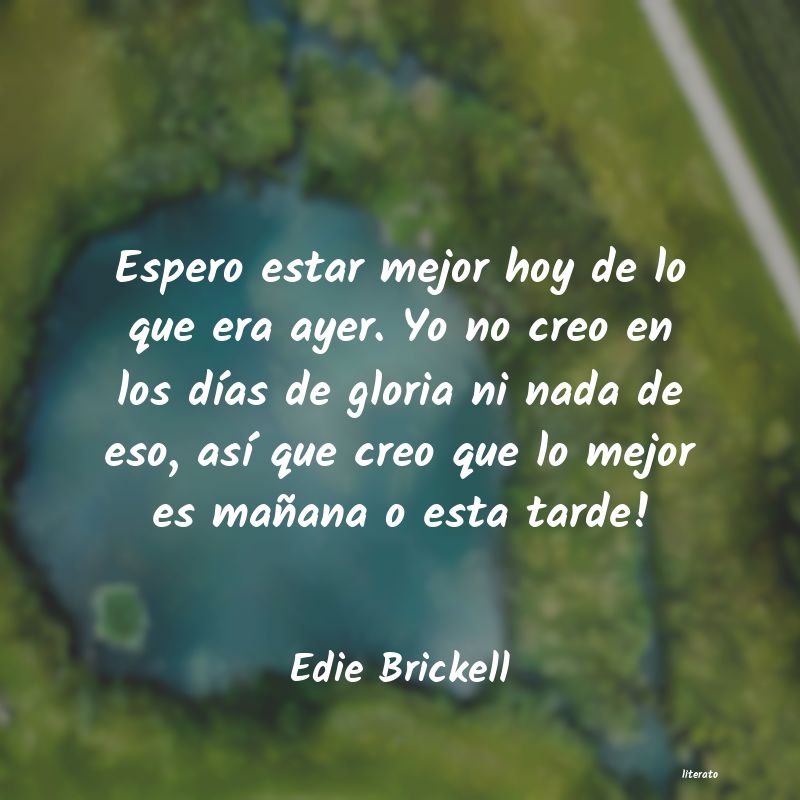 frases de Edie Brickell