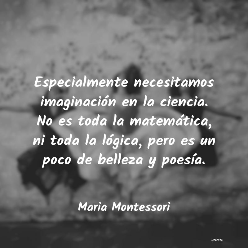 Frases de Maria Montessori