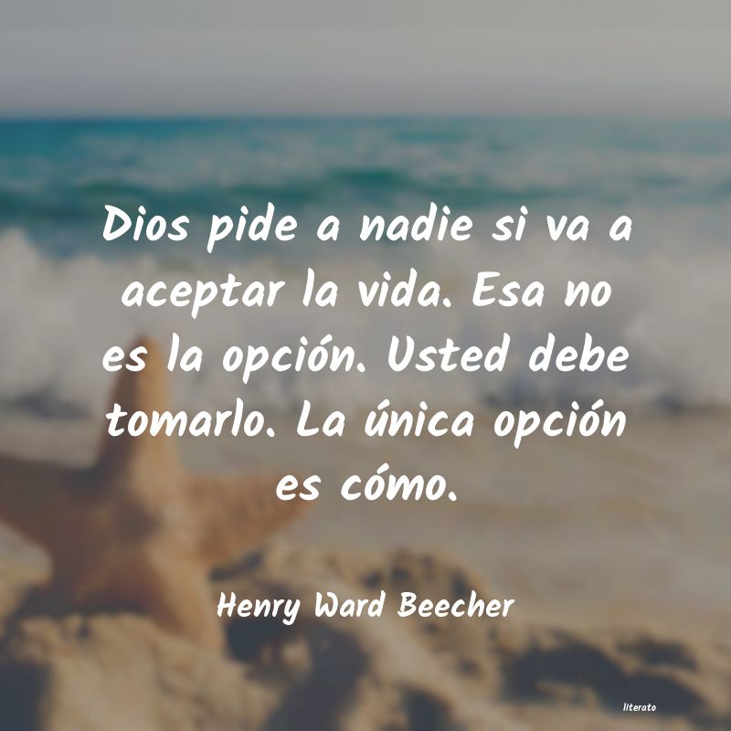 frases de Henry Ward Beecher