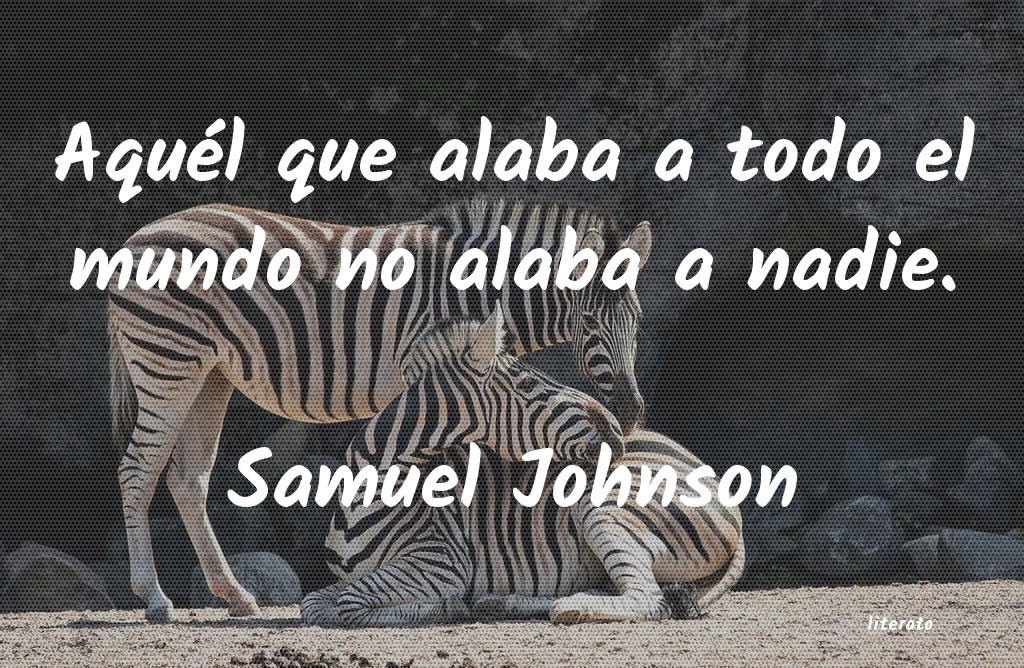 Frases de Samuel Johnson