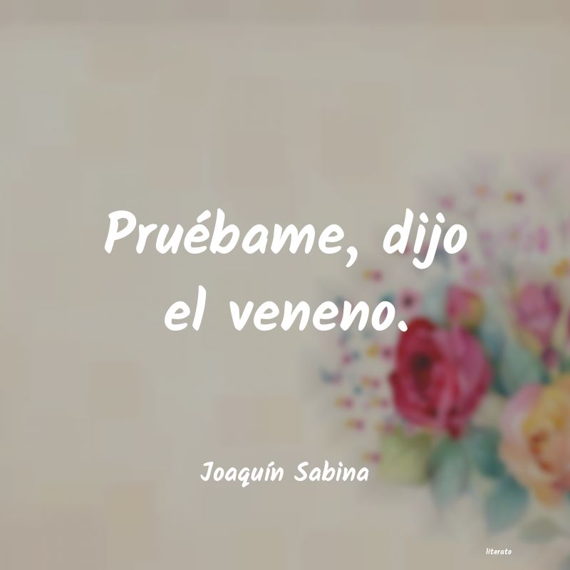 frases de JoaquÃn Sabina