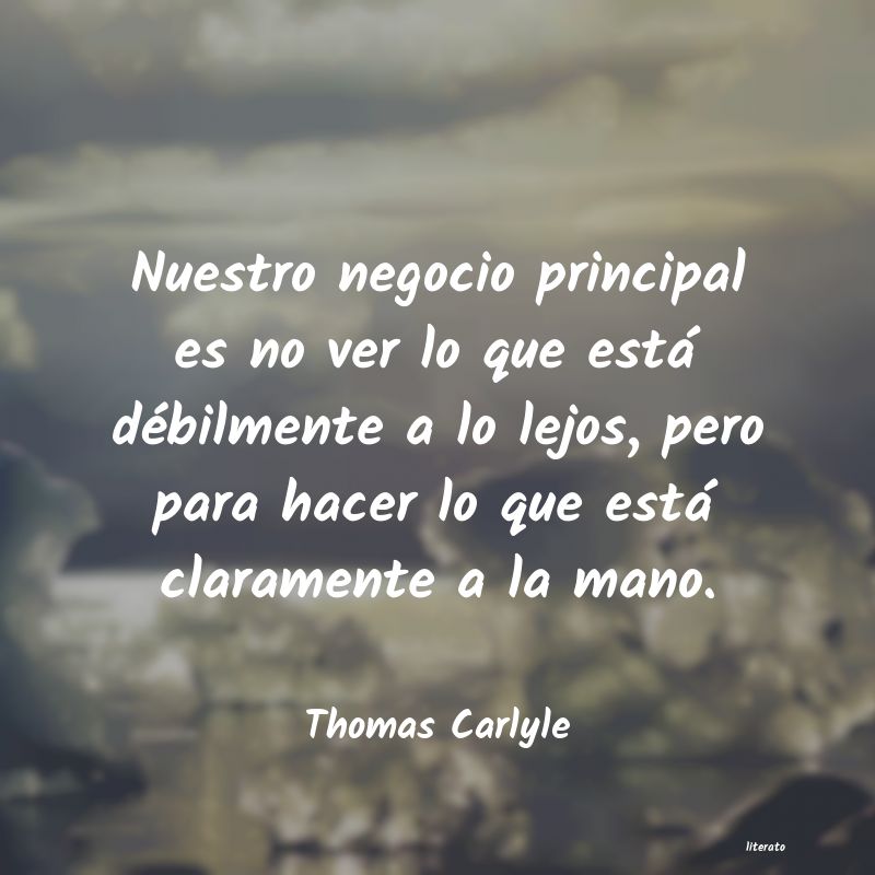 frases de Thomas Carlyle