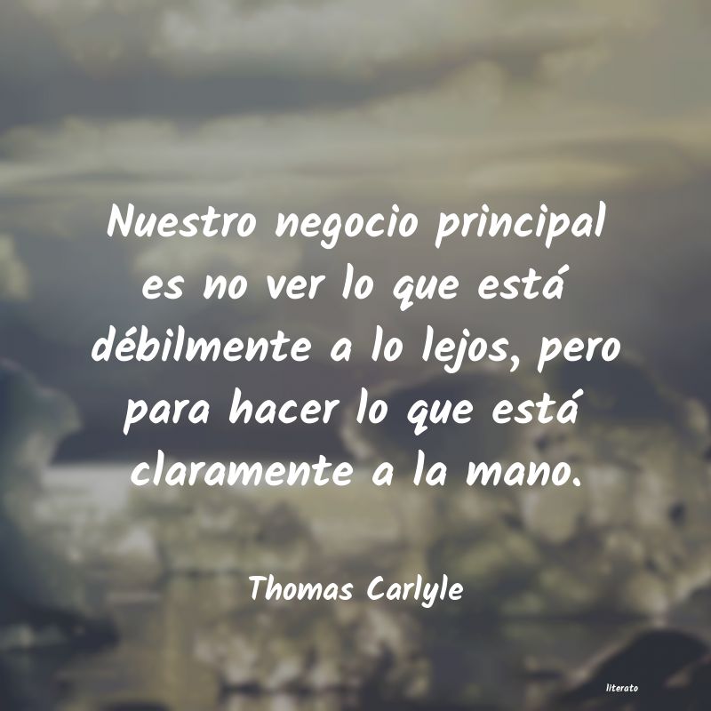 Frases de Thomas Carlyle