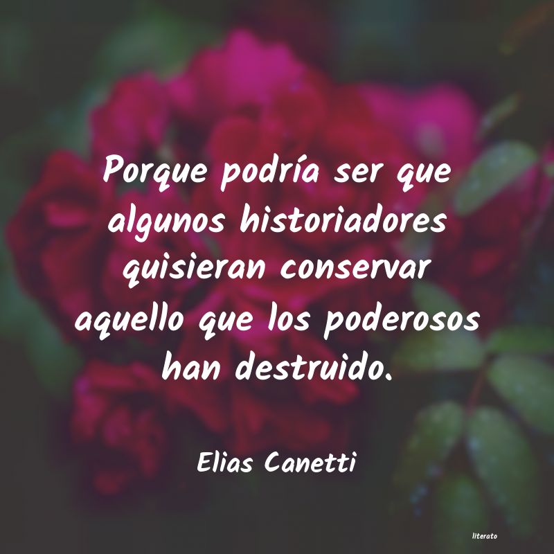 elias canetti conocimiento conocer mejor