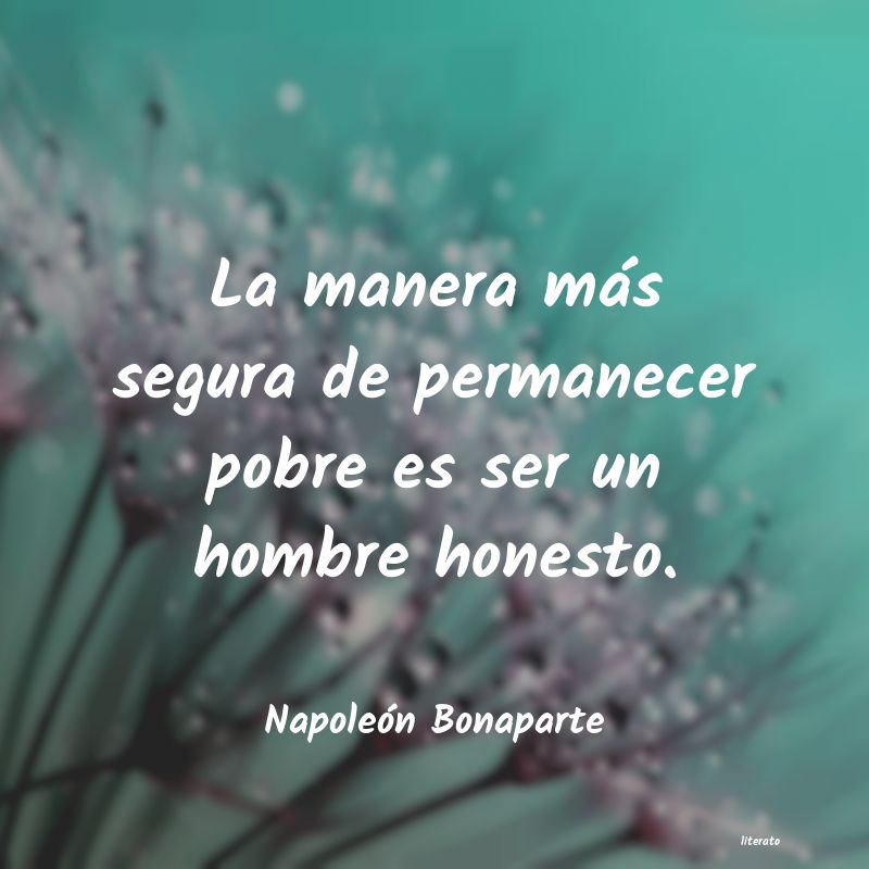 frases de Napoleón Bonaparte