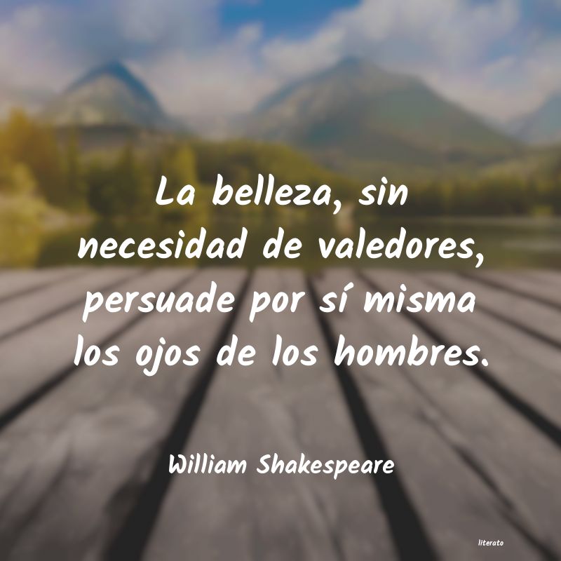 Frases de William Shakespeare