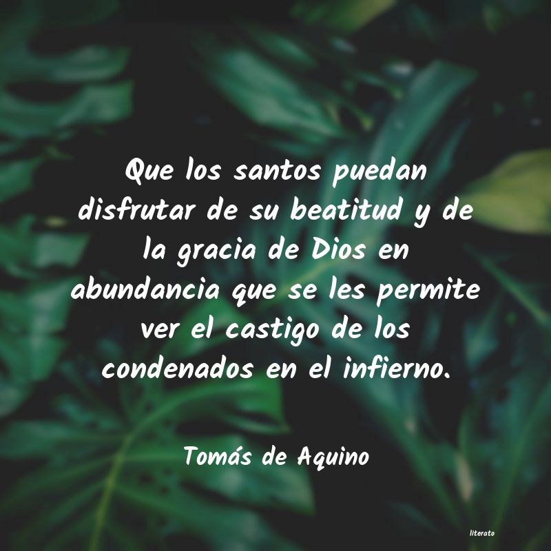 Frases de Tomás de Aquino