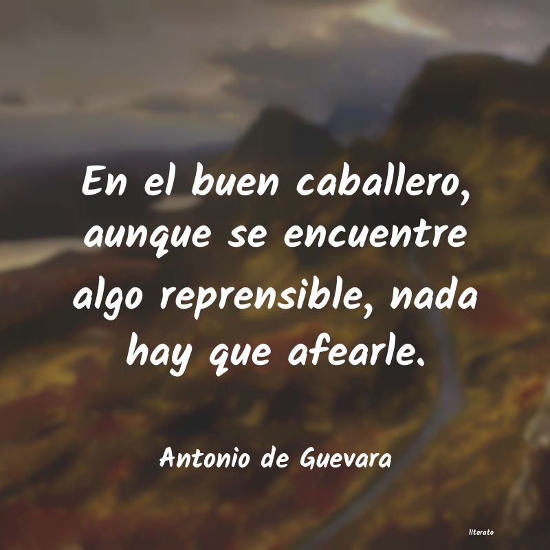 Frases de Antonio de Guevara