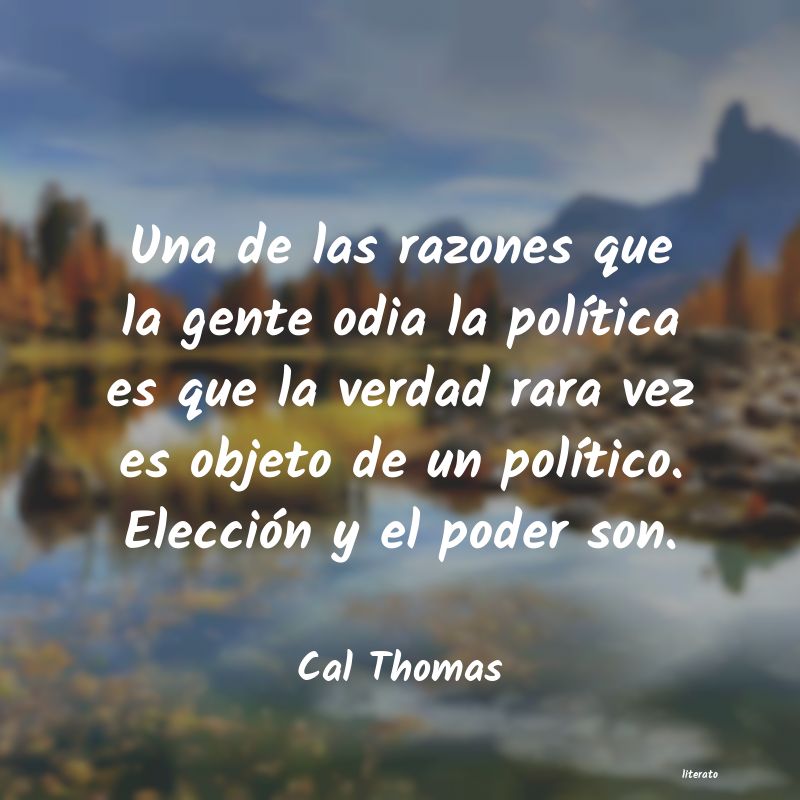 frases de Cal Thomas