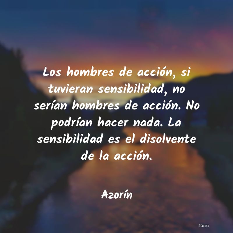 Frases de Azorín