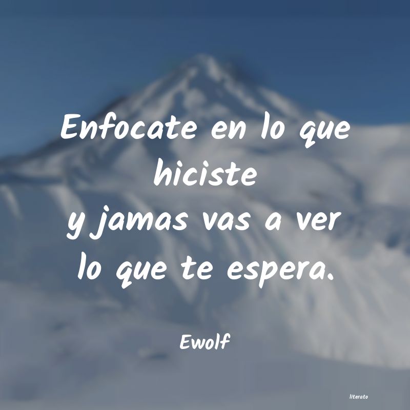 frases de Ewolf