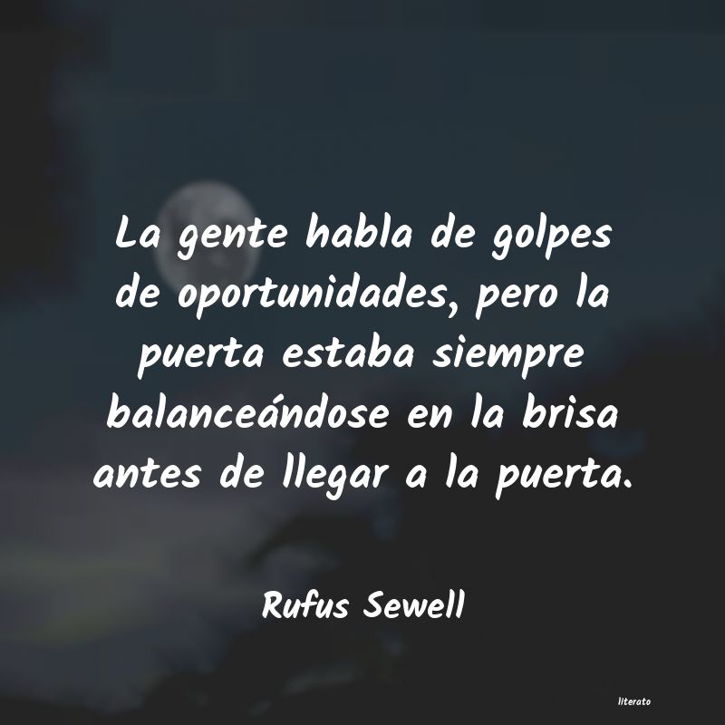 frases de Rufus Sewell