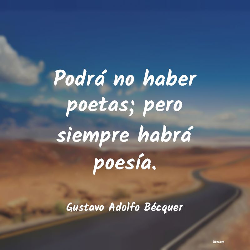 Frases de Gustavo Adolfo Bécquer