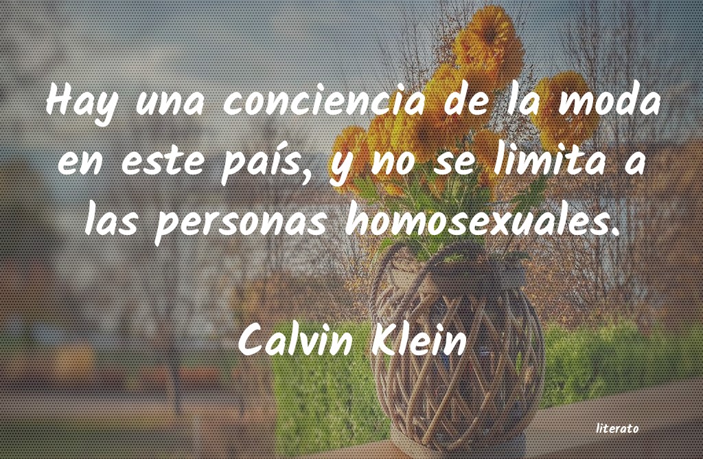 Frases de Calvin Klein