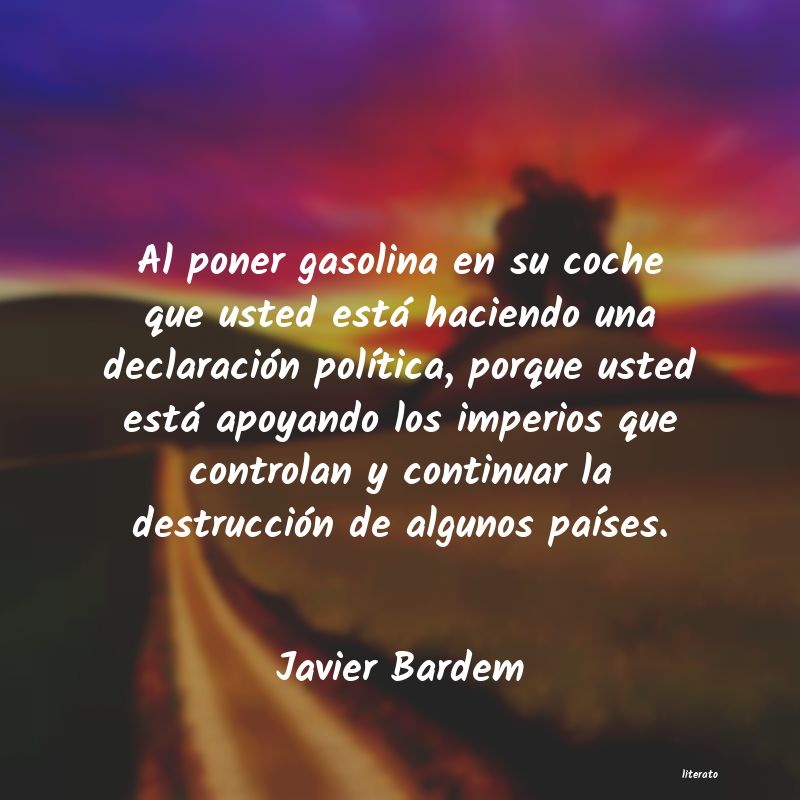 Frases de Javier Bardem