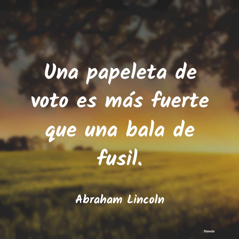 Frases de Abraham Lincoln