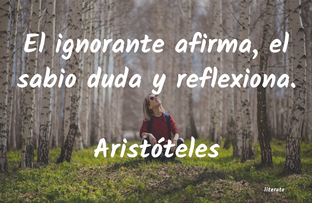 Frases de Aristóteles