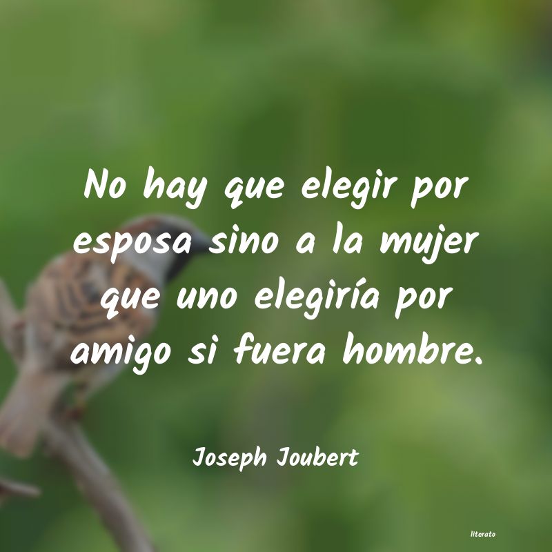 Frases de Joseph Joubert