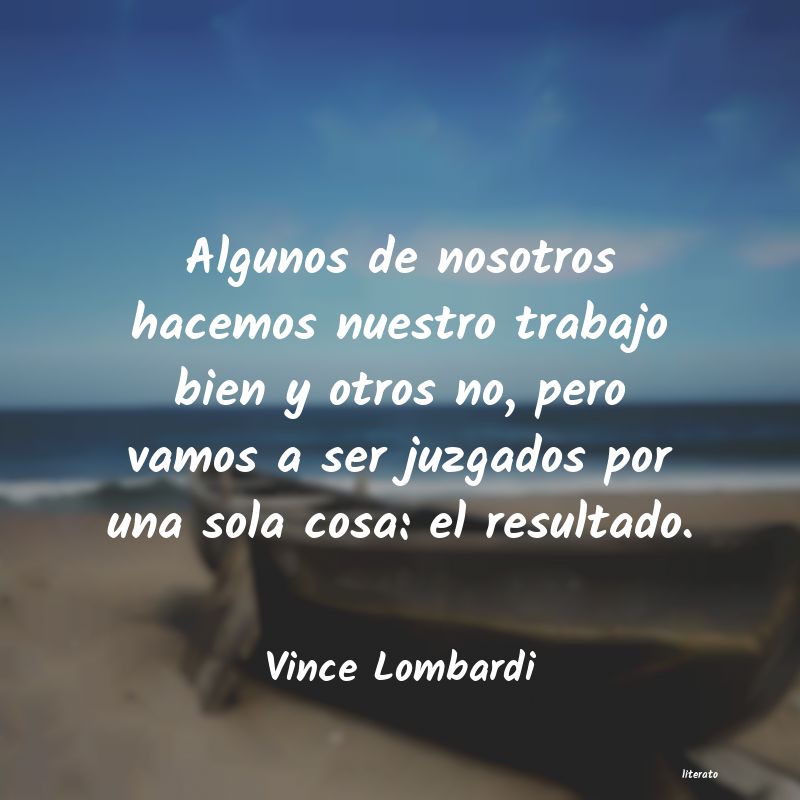 Frases de Vince Lombardi