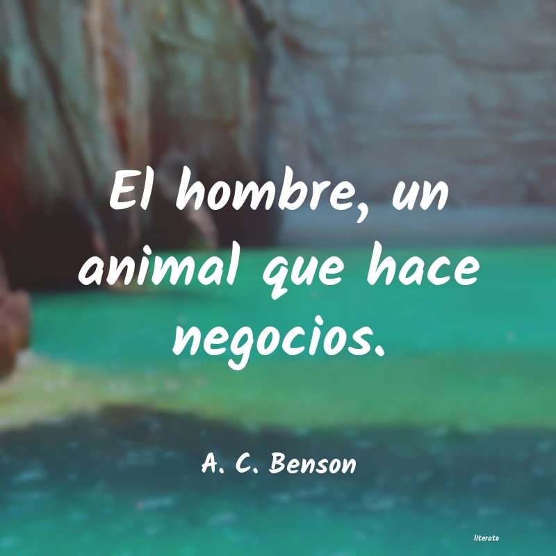 frases de A. C. Benson