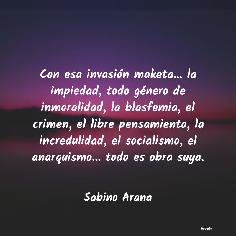 Frases de Sabino Arana