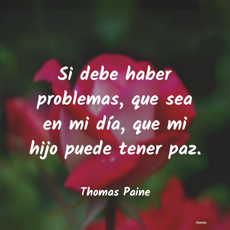 Frases de Thomas Paine