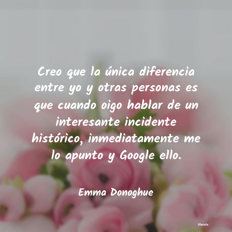 Frases de Emma Donoghue