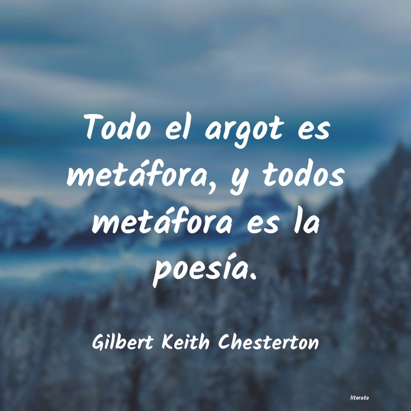 Frases de Gilbert Keith Chesterton